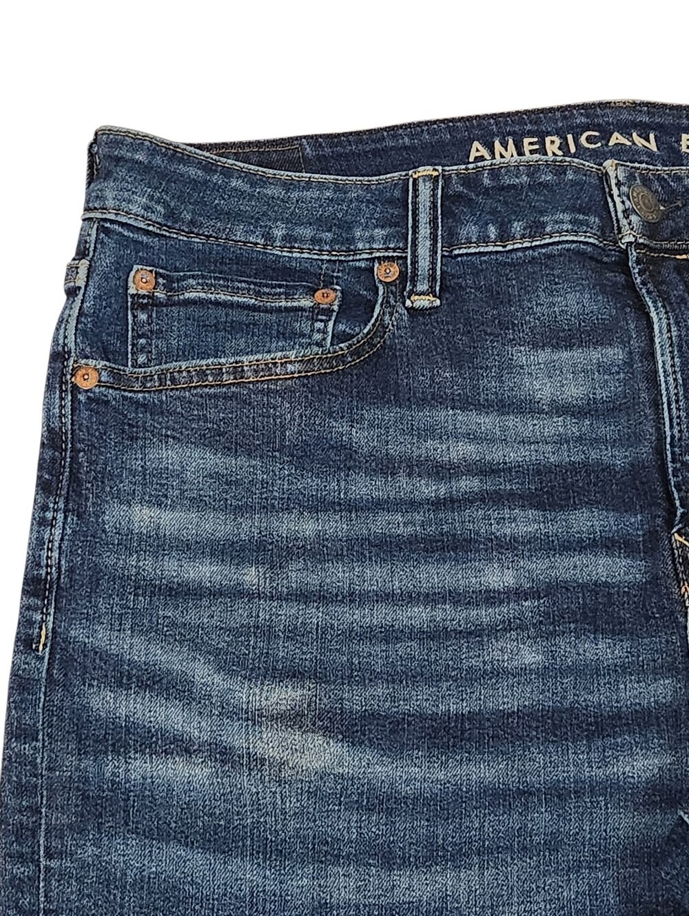 American Eagle Men's Dark Blue Stretch AirFlex+ Jeans Pants Size 30x32 - Picture 5 of 14